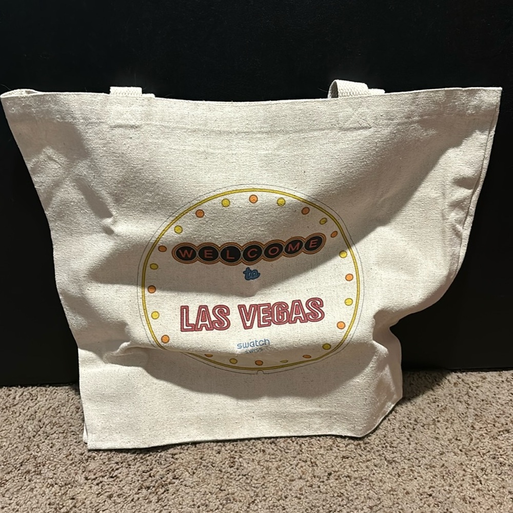 NEW Swatch Welcome to Las Vegas Tote Bag